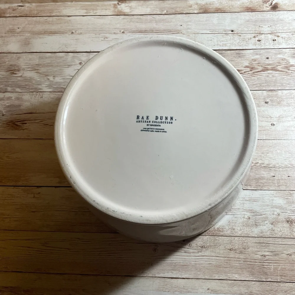 Rae Dunn Dog Water Bowl